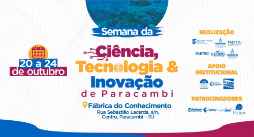 Paracambi realiza a 1ª Semana Municipal de Ciência, Tecnologia e Inovação
